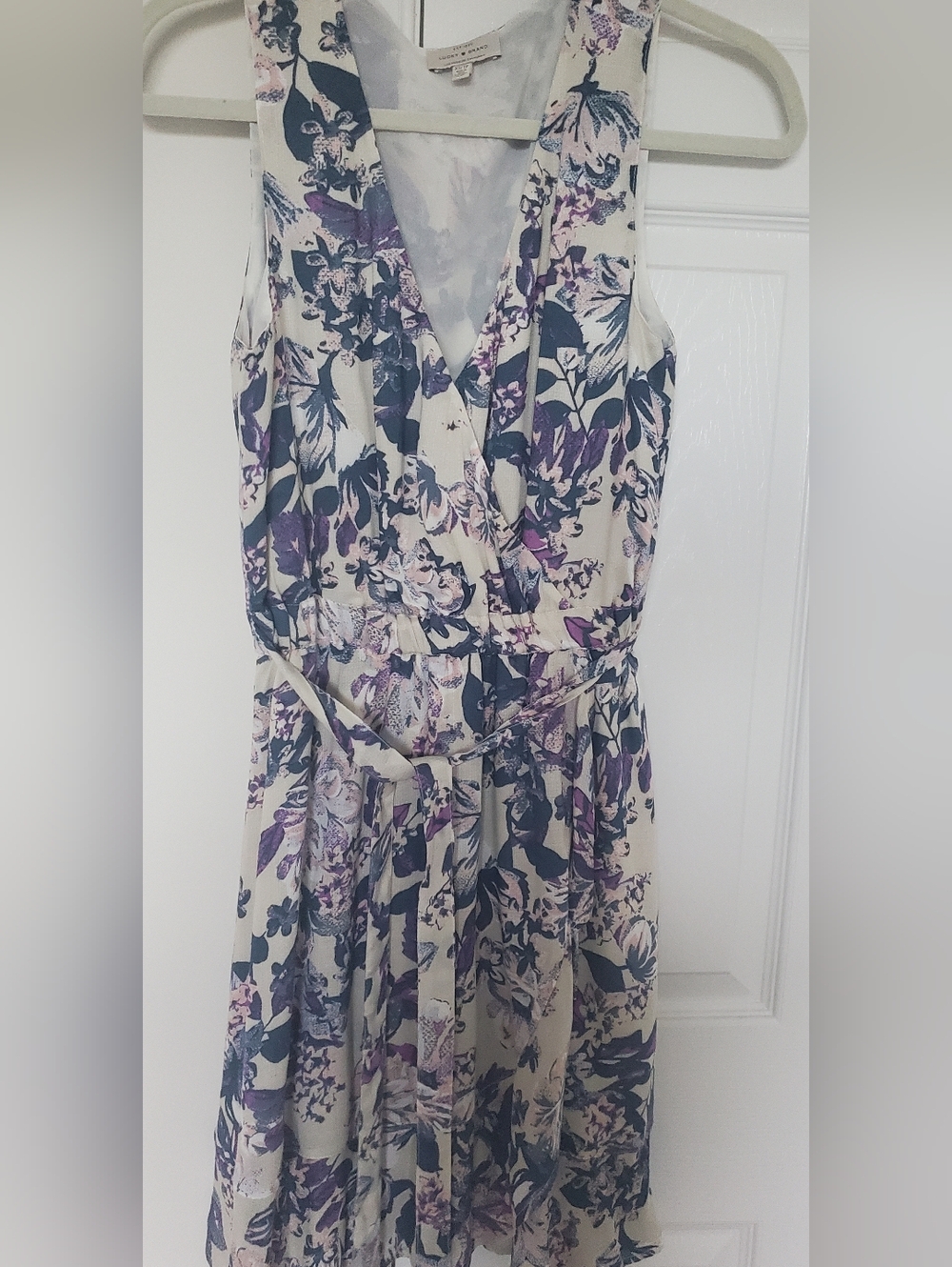 Like New Lucky Brand Floral Sleeveless Dress Size XS
